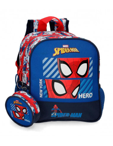 MOCHILA ADAP. 25CM.SPIDERMAN HERO